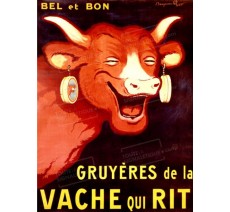 Plaque publicité vintage "Vache qui rit"