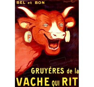 Plaque publicité "Vache qui rit"