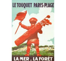 Plaque publicité "Le Touquet Paris Plage "