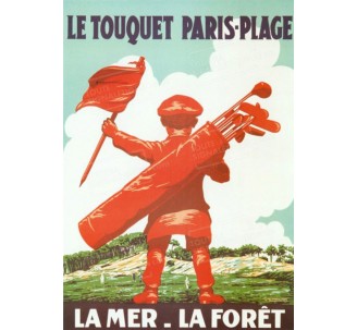 Plaque publicité "Le Touquet Paris Plage "