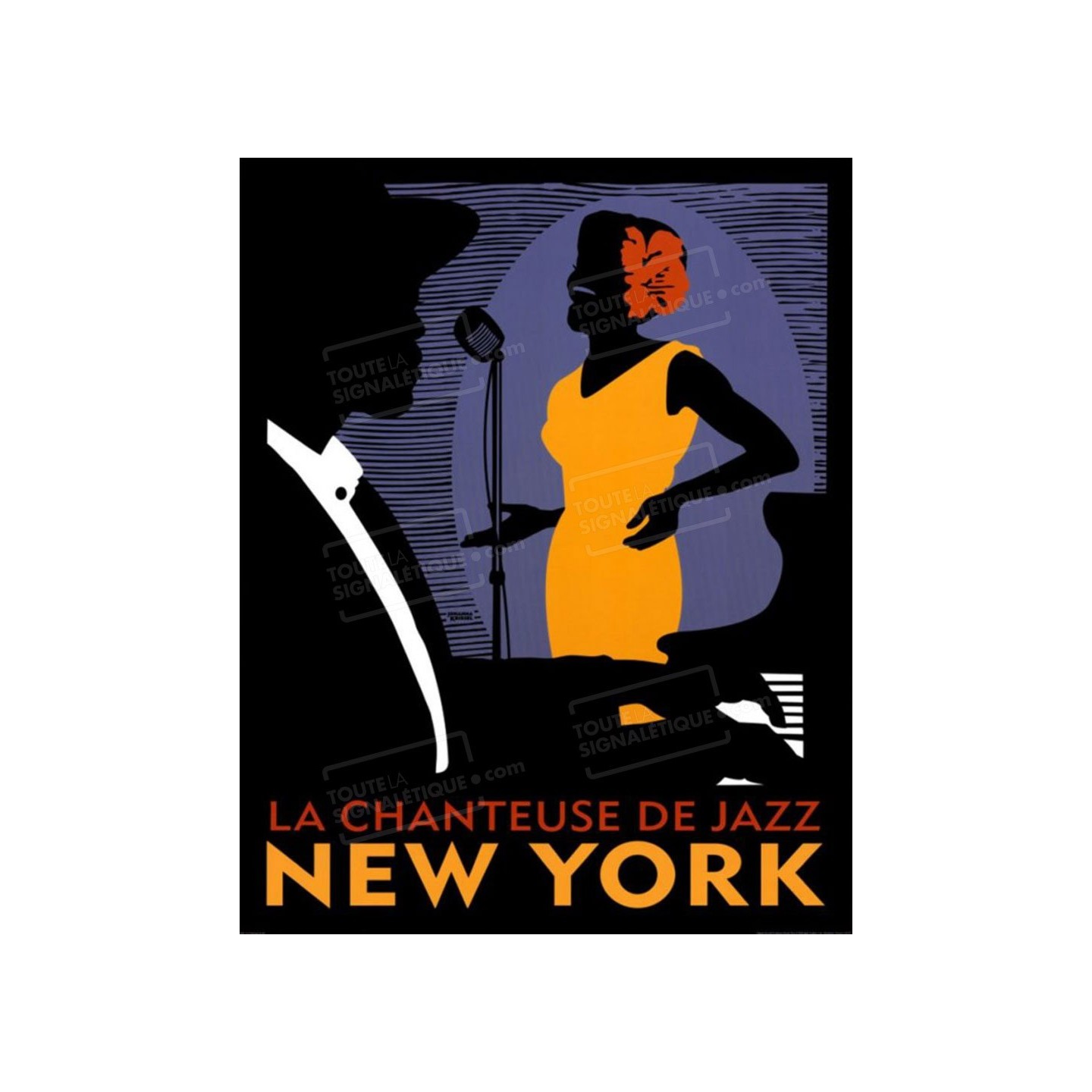 Plaque publicité  "Jazz New York "