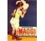 Publicité Vintage "Consommé Maggi" sur plaque alu