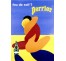 Publicité Vintage "Fou de soif Perrier " sur plaque alu