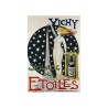 Publicité Vintage  "Vichy source des étoiles"  sur plaque alu