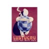 Publicité Vintage  "Lustucru" sur plaque alu