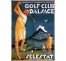 Publicité Vintage "Golf Club d'Alsace " sur plaque alu