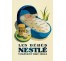 Publicité Vintage "Bébé Nestlé" sur plaque alu
