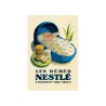 Publicité Vintage  "Bébé Nestlé" sur plaque alu