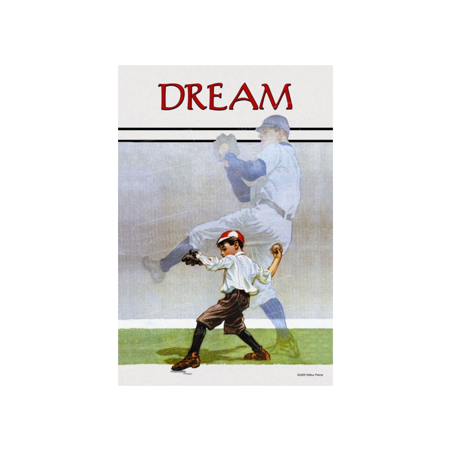 Publicité Vintage  "Dream" sur plaque alu