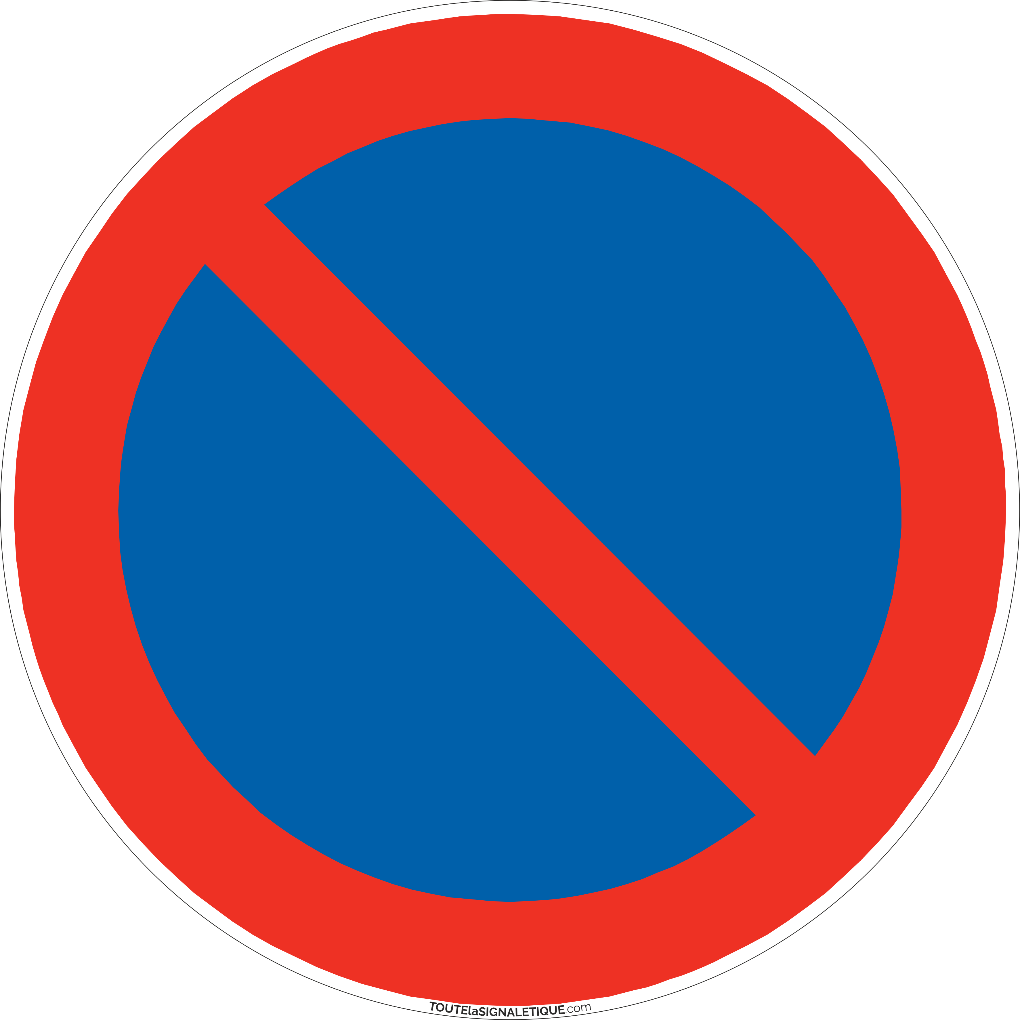 Sosenco Plaque Emaillée DÉFENSE DE STATIONNER 15x20 Cm | FindTheDeal