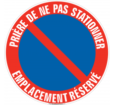 Défense de stationner, Emplacement réservé