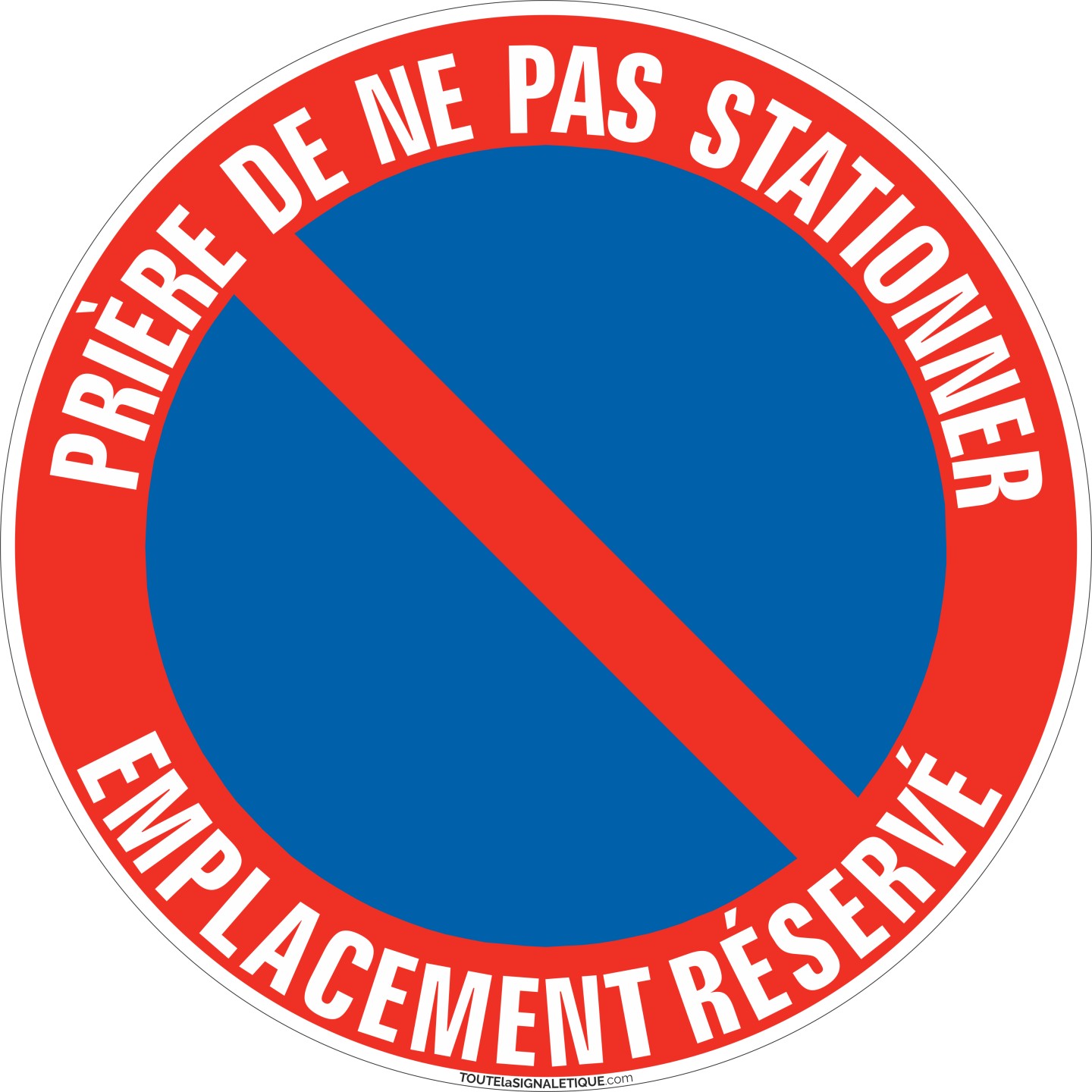 Défense de stationner, Emplacement réservé