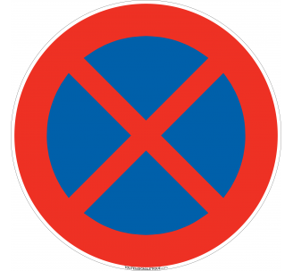 Panneau Arrêt et stationnement interdit