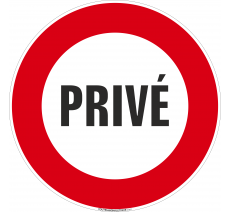 Panneau Privé