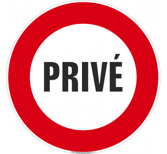 Panneau Privé