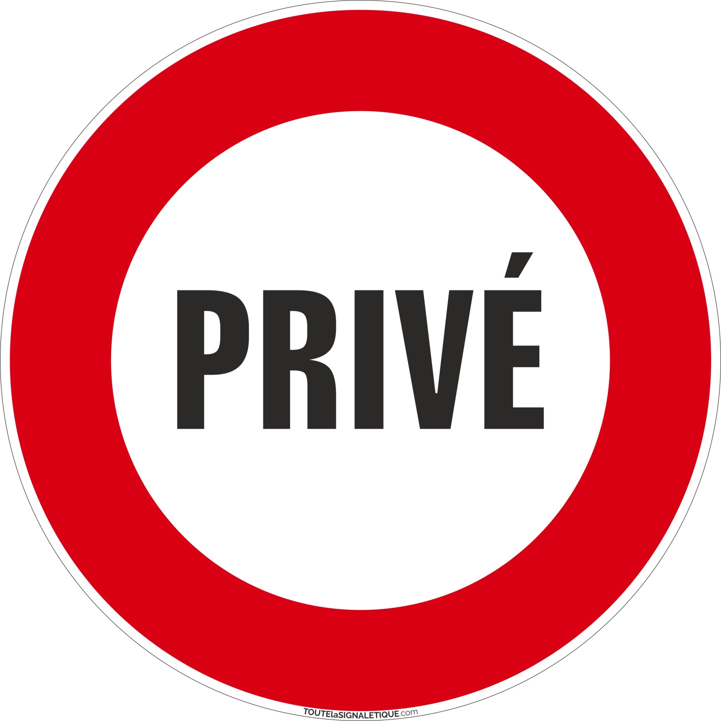 Panneau Privé