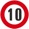 Panneau Limitation 10km/h