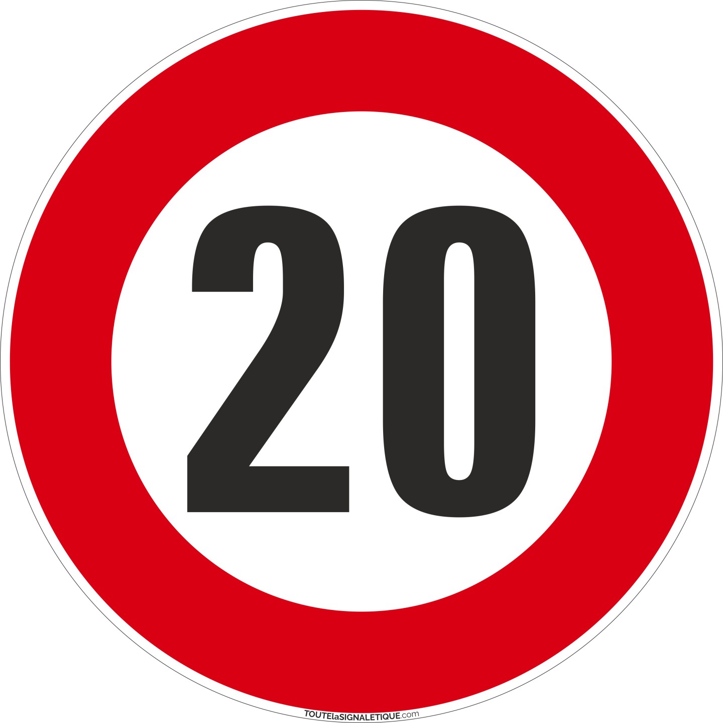 Panneau Limitation 20km/h