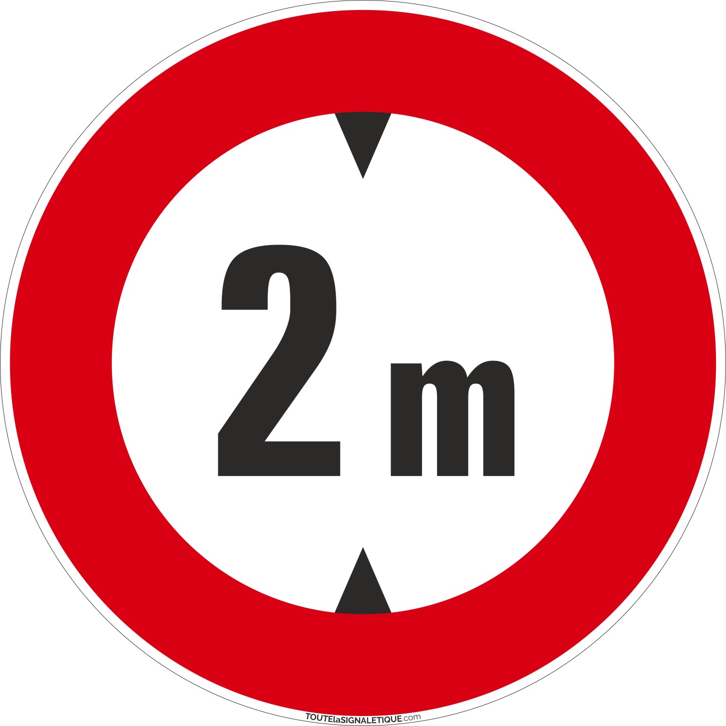 Panneau Hauteur 2m maxi