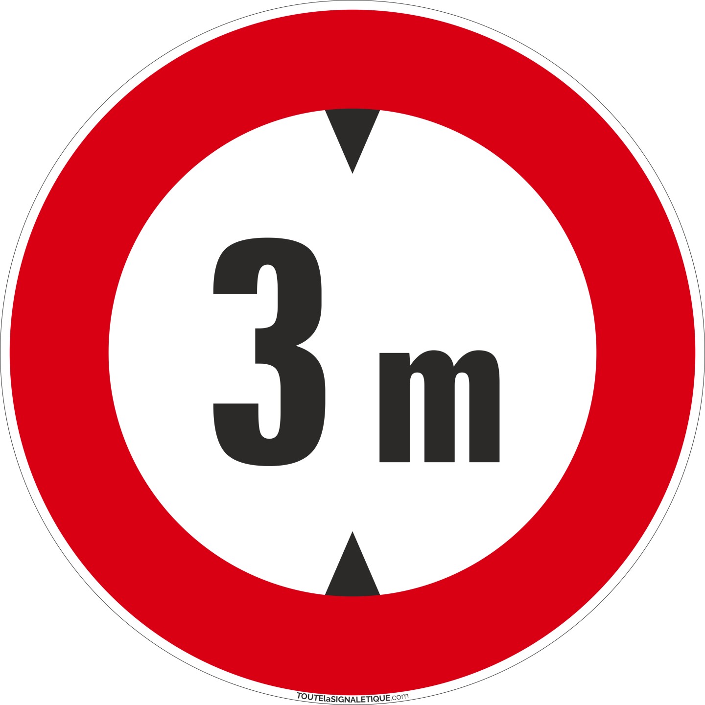 Panneau Hauteur 3m maxi