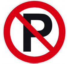 Panneau de sécurité Parking interdit