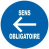 Panneau Sens obligatoire à gauche