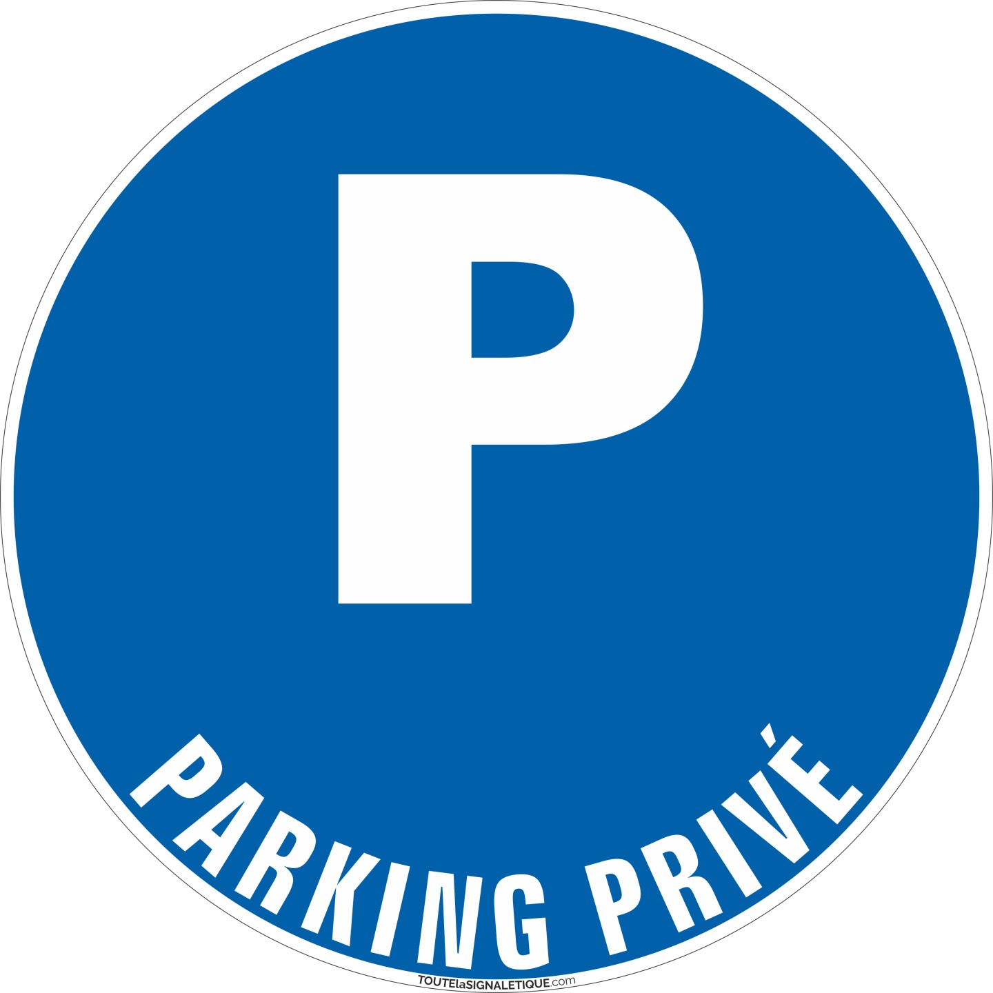 Panneau Parking privé