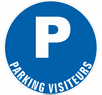 Panneau Parking visiteurs