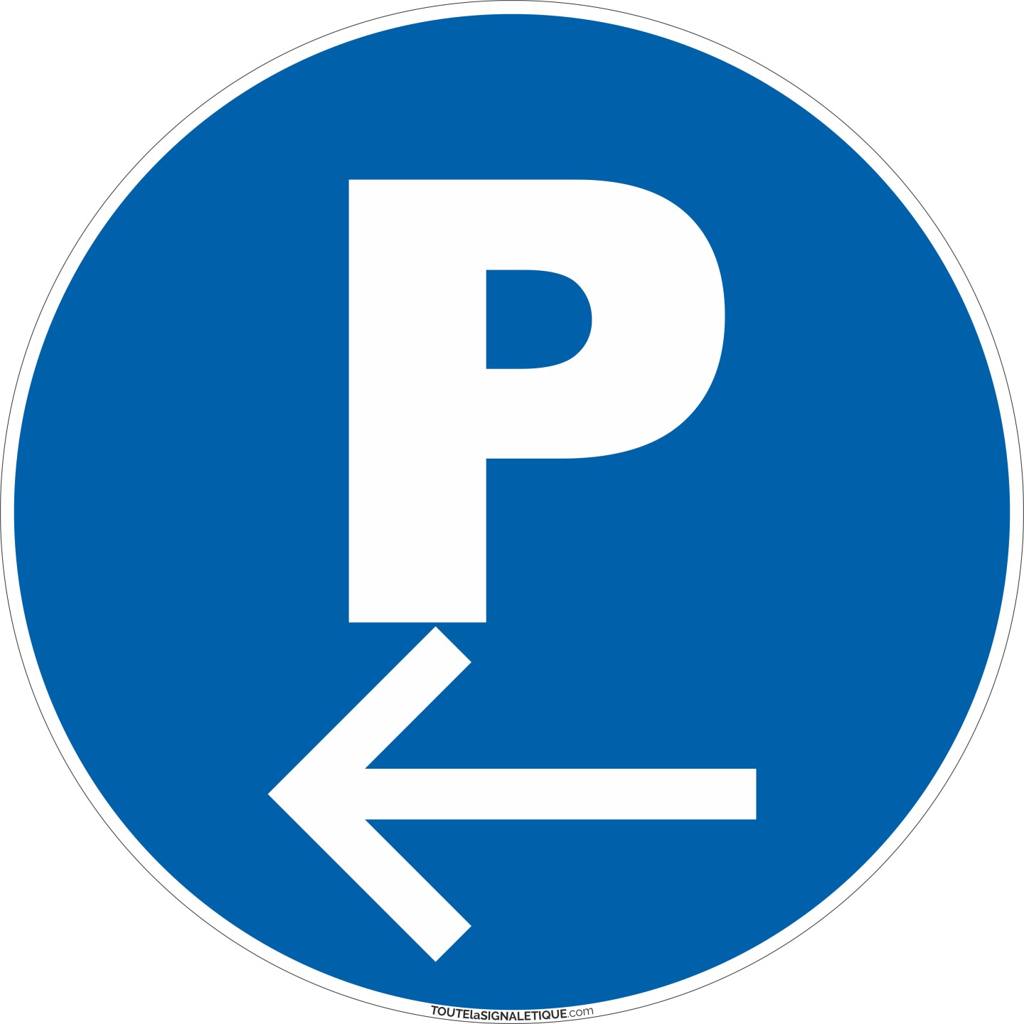 Panneau Parking à gauche
