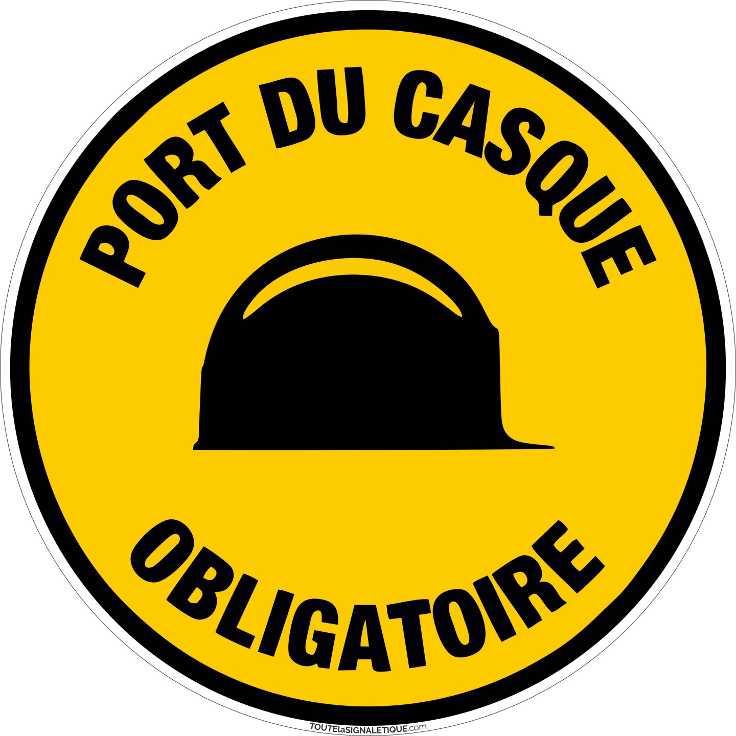 Panneau Port de casque obligatoire