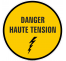 Panneau Danger , haute tension