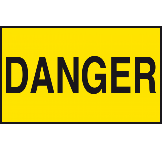 Panneau Danger , dim: 200x300mm