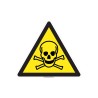 Panneau Danger de mort , forme triangulaire