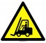 Panneau Danger, chariot élévateur , forme triangulaire
