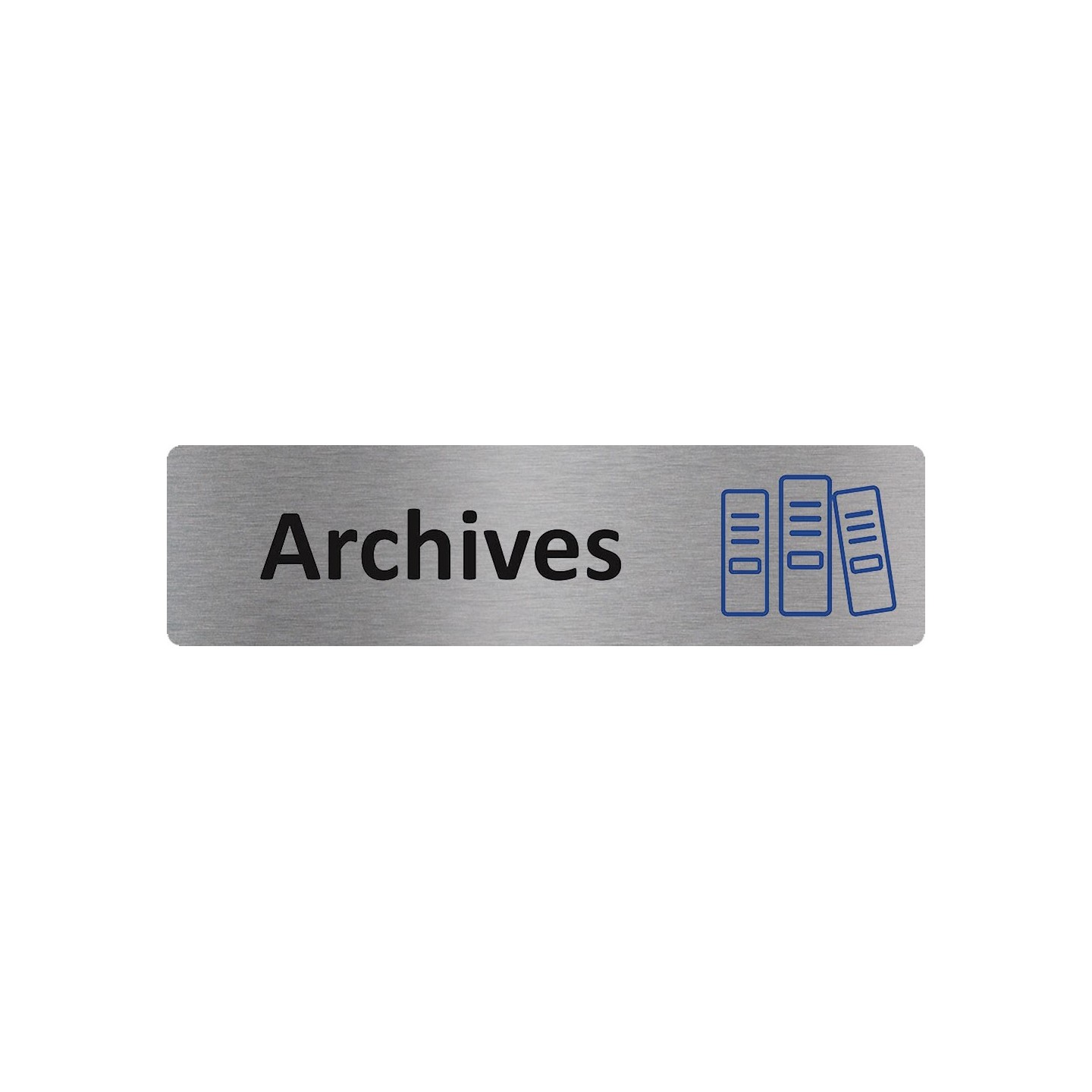 Plaque de porte économique " Archives "