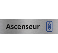 Plaque de porte économique " Ascenseur "