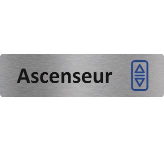 Plaque de porte économique " Ascenseur "