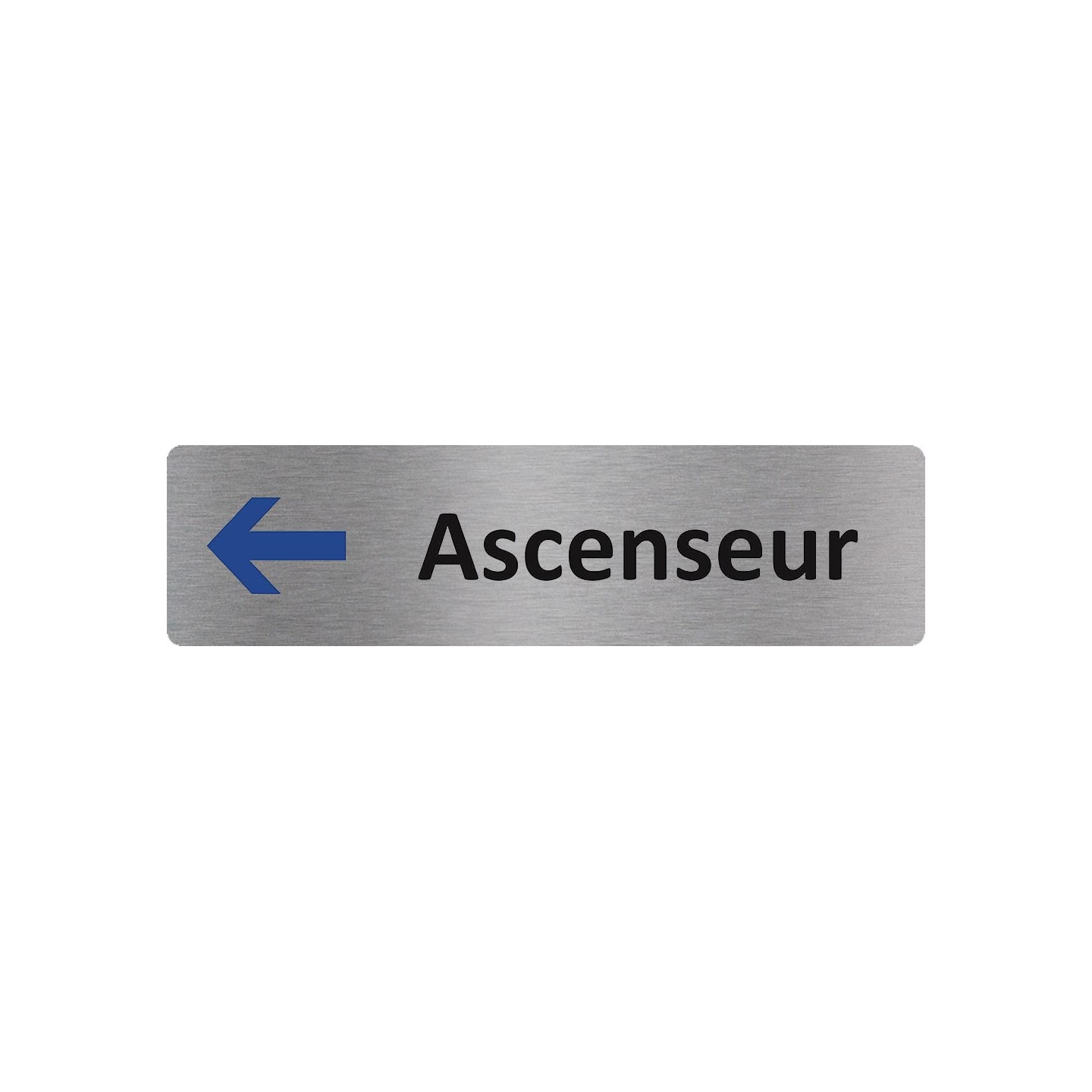 Plaque de porte économique " Ascenseur à gauche "