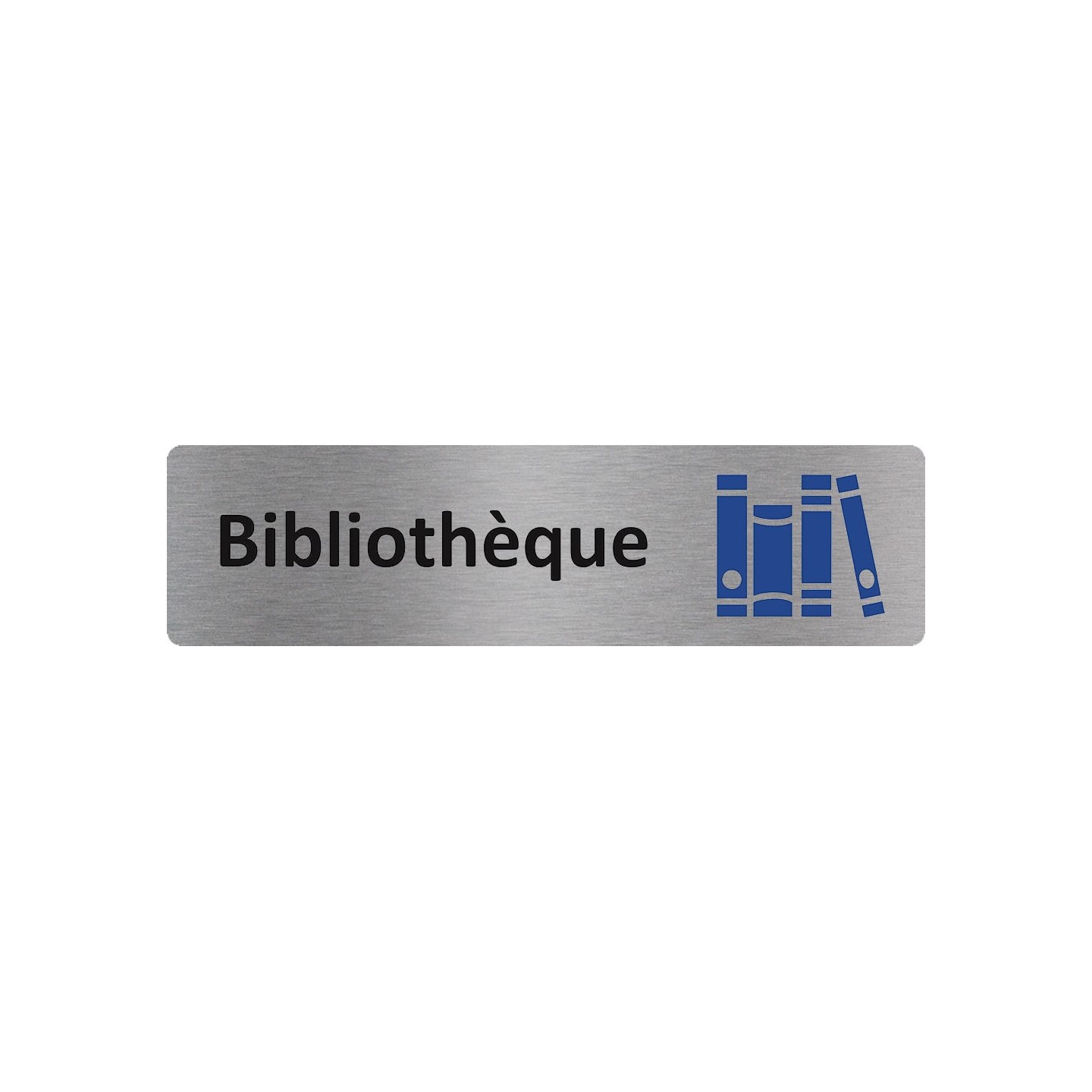 Plaque de porte économique " Bibliothèque "