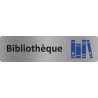 Plaque de porte économique " Bibliothèque "