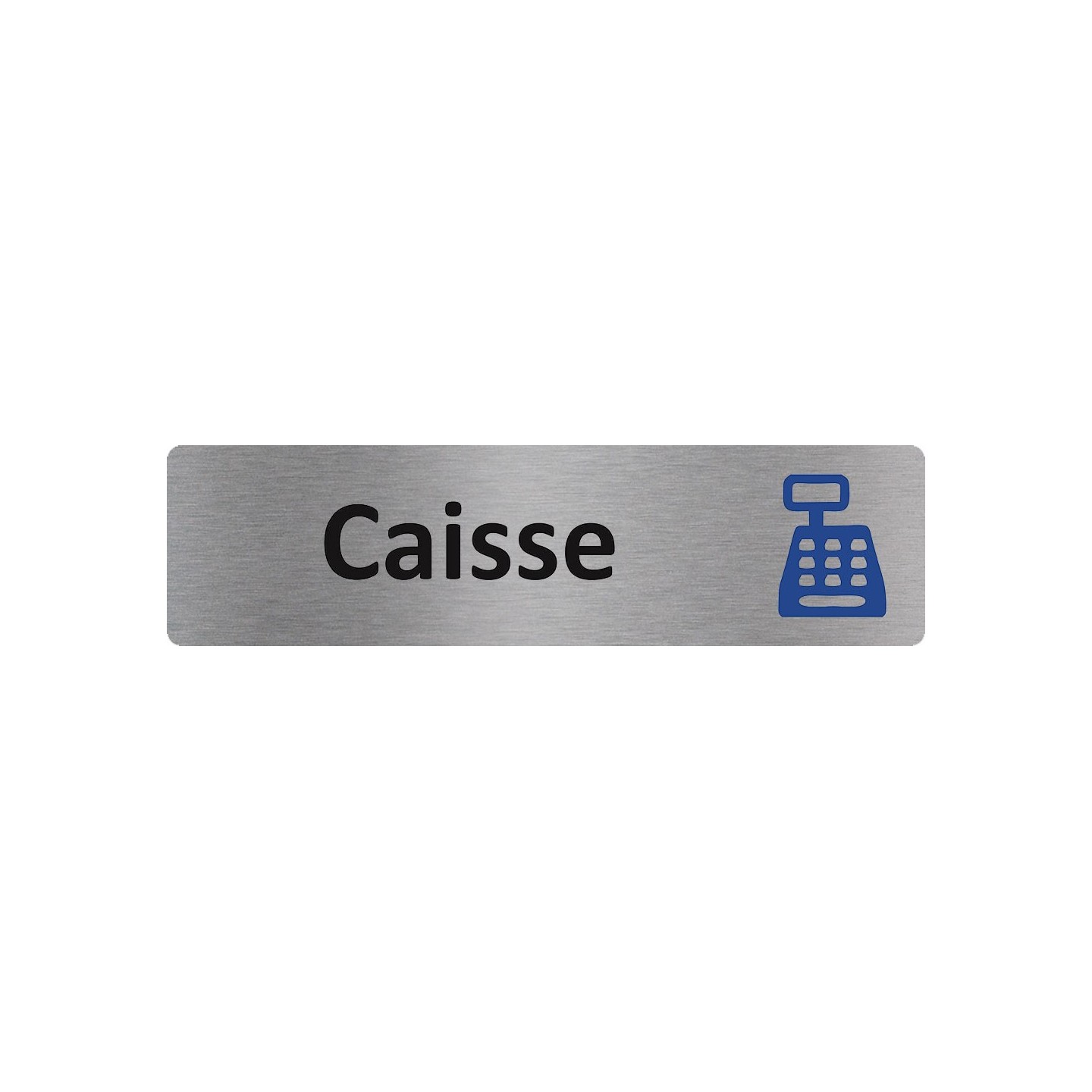 Plaque de porte économique " Caisse "