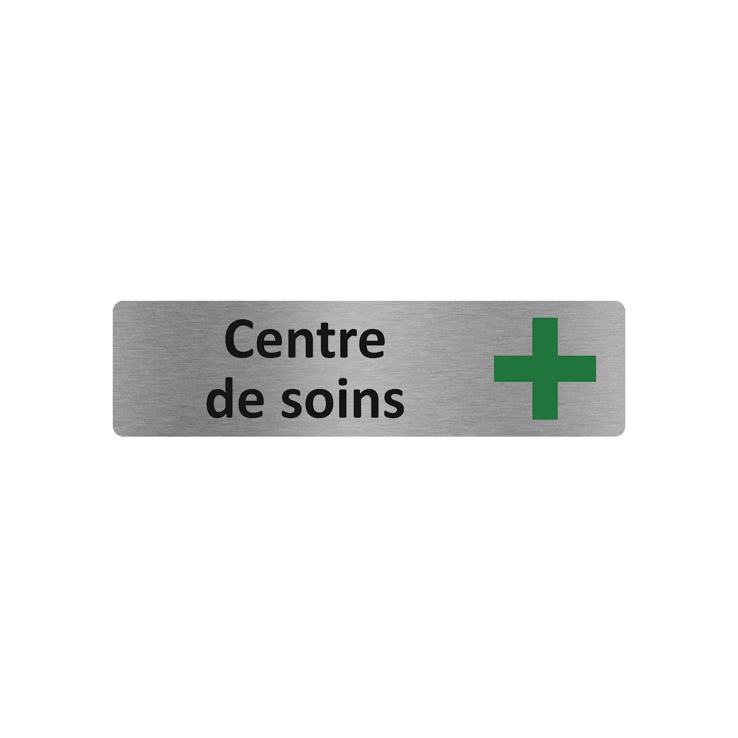 Plaque de porte économique " Centre de soins "