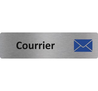 Plaque de porte économique " Courrier "