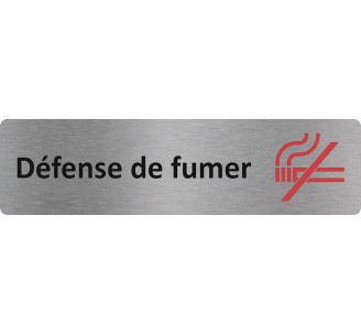 Plaque de porte économique " Défense de fumer "