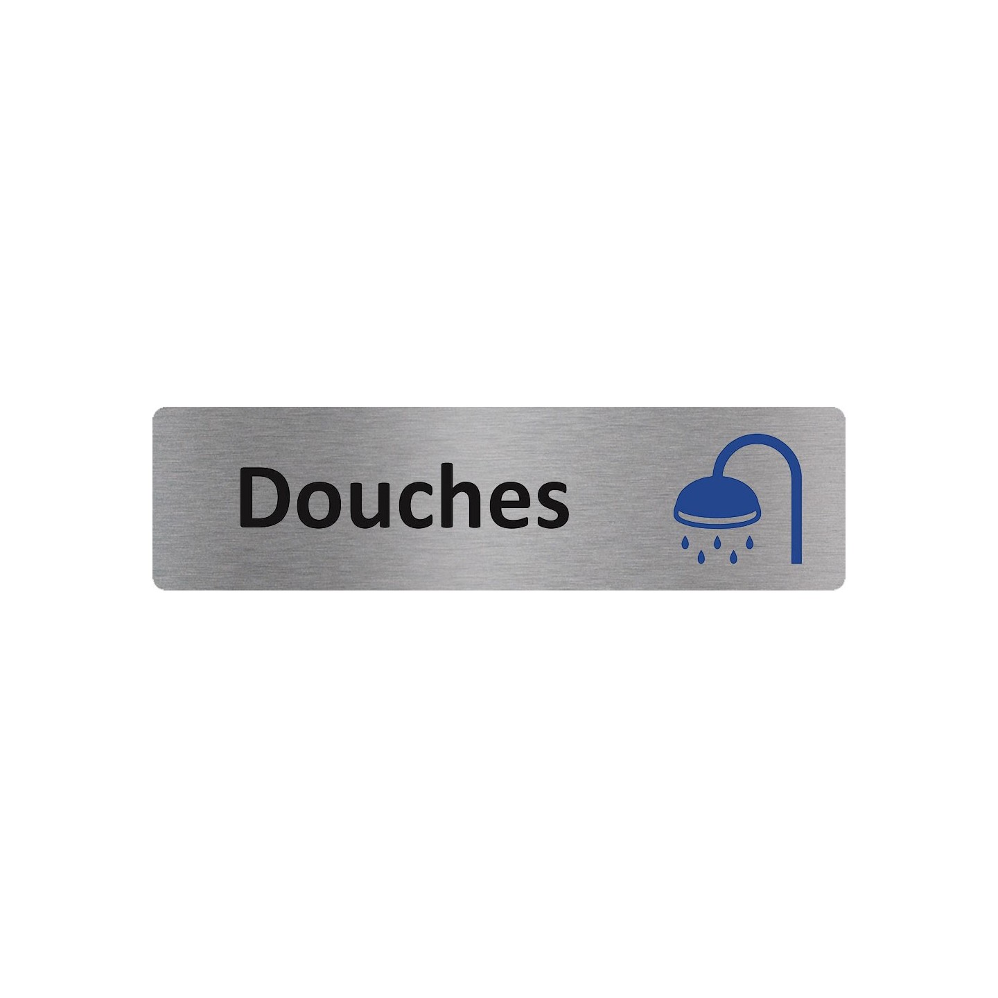 Plaque de porte économique " Douches "