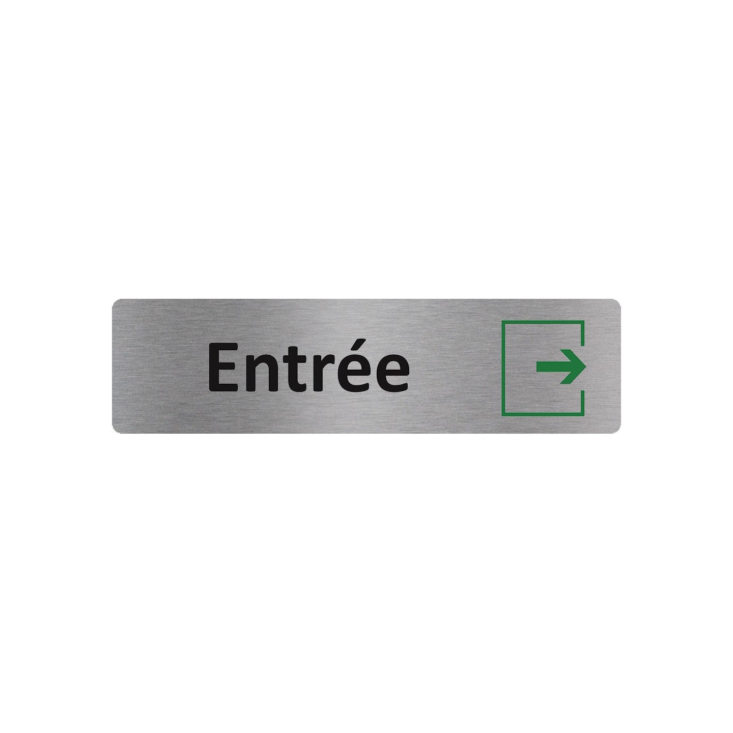 Plaque de porte économique " Entrée "