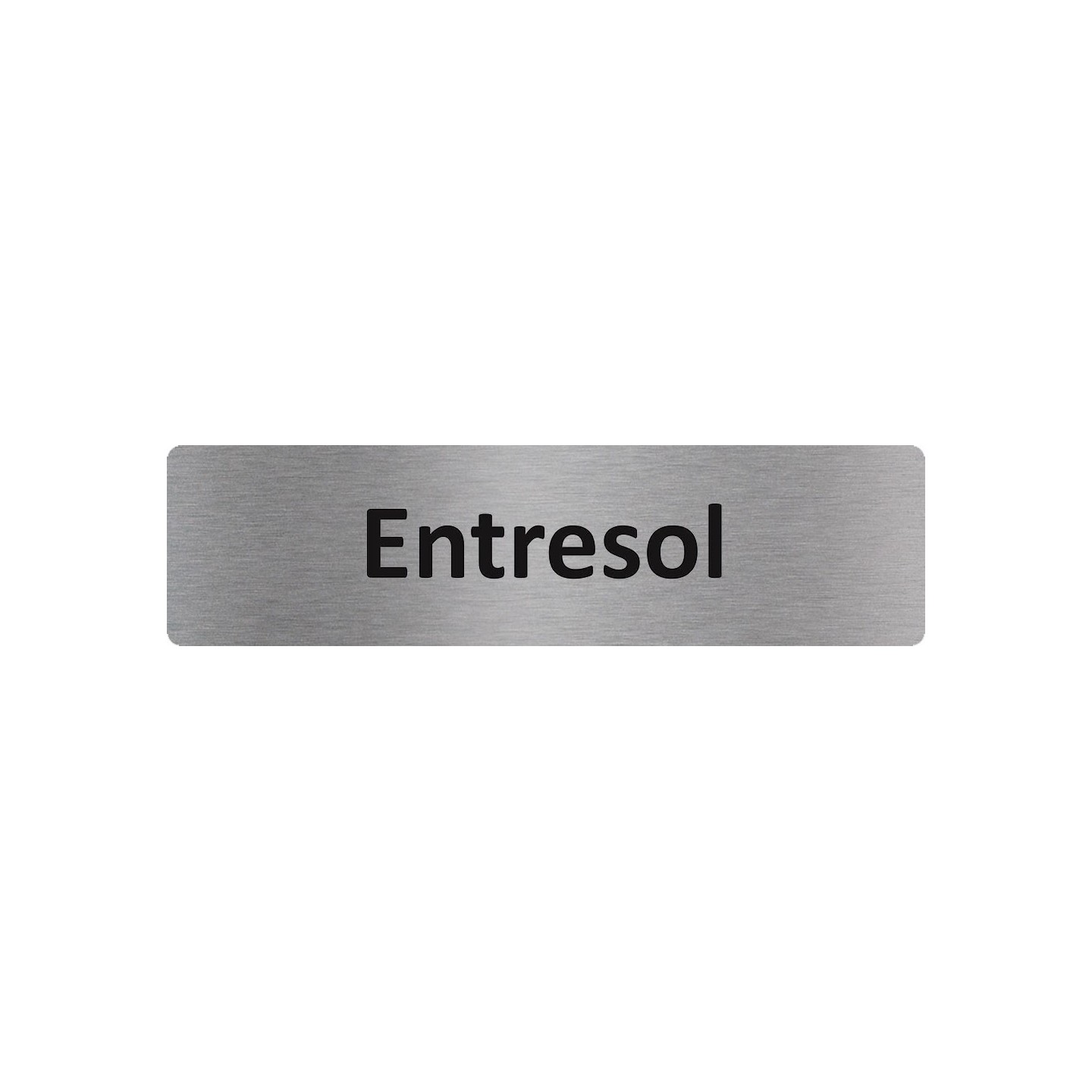 Plaque de porte économique " Entresol "
