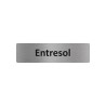 Plaque de porte économique " Entresol "
