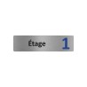 Plaque de porte économique " Etage 1 "