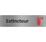 Plaque de porte économique " Extincteur "